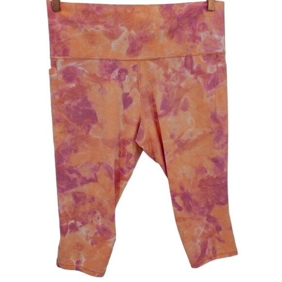 Athleta Womens Plus Size 2X Salutation Stash Pocket 2 Capri - Picture 2 of 11